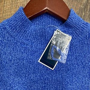 Karen Scott
Women's Ribbed Mock-Neck Sweater, Deep Pacific